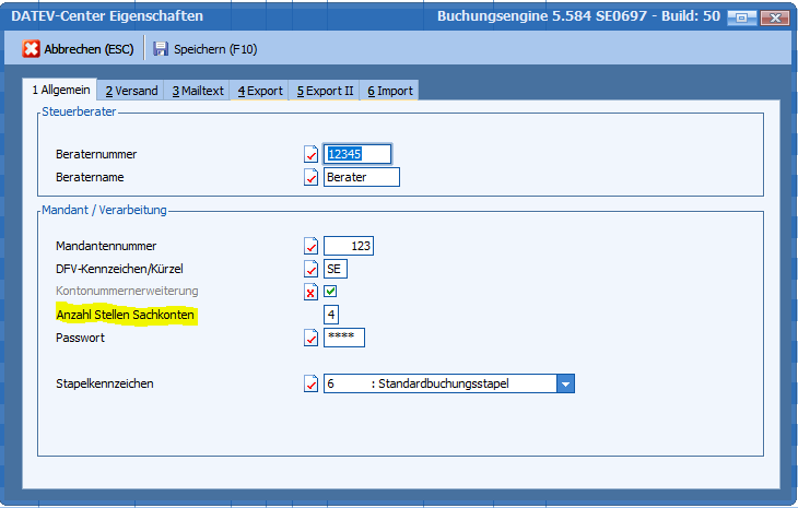 Datev Eigenschaften