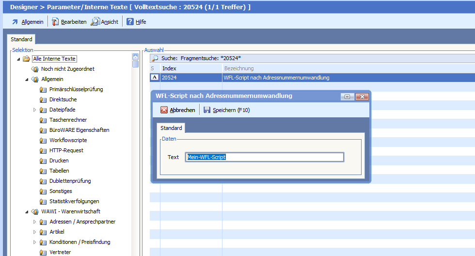 Hinterlegung WFL-Script_Interne Texte
